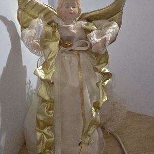 Vintage Sears Animated & lighted Angel Tree Topper